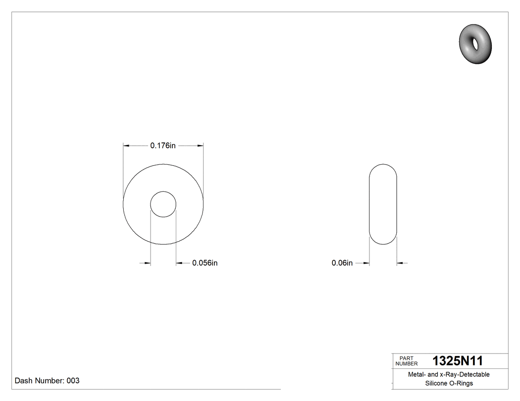 Technical drawing - 1325N11